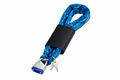 Heavy Duty Blue Chain Lock w/ Padlock – 72” x 15mm