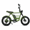 Micargi Verge 800W Fat Tire Electric Bike – 20” Moped Style